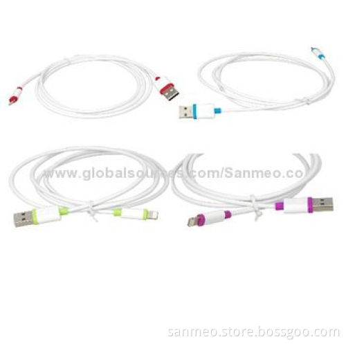 MFI-certified USB Cable, 1.2m, Charge/Sync Apple Devices, with Lighting Connector to Your Laptops